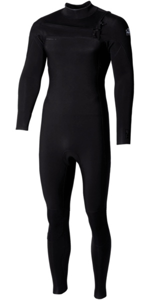 2026 O'Neill Junior Epic 3/2mm Chest Zip Neopreno 5654 - Black / Black / Black